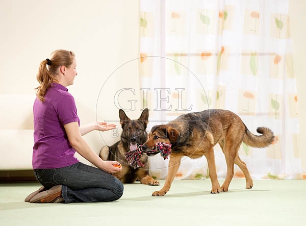 040297 Frau und Mischling