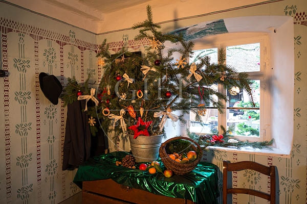 071916 Bauernstube, weihnachtlich geschmückt