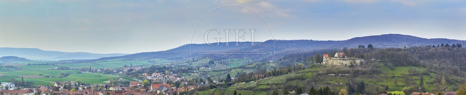 Stadt Königsberg in Bayern, Panorama, Hassberge, Deutschland 081215.jpg
