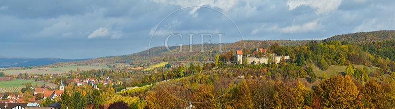 Burg Königsberg, Landschaftsaufnahme, Hassberge, Herbst, Panorama 087178.jpg
