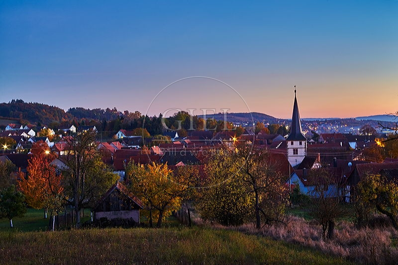 087226 Unfinden am Abend, Hassberge