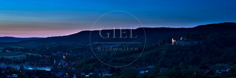 Hassberge, Königsberg bei Nacht, Landschaftsaufnahme, Panorama 094671.jpg