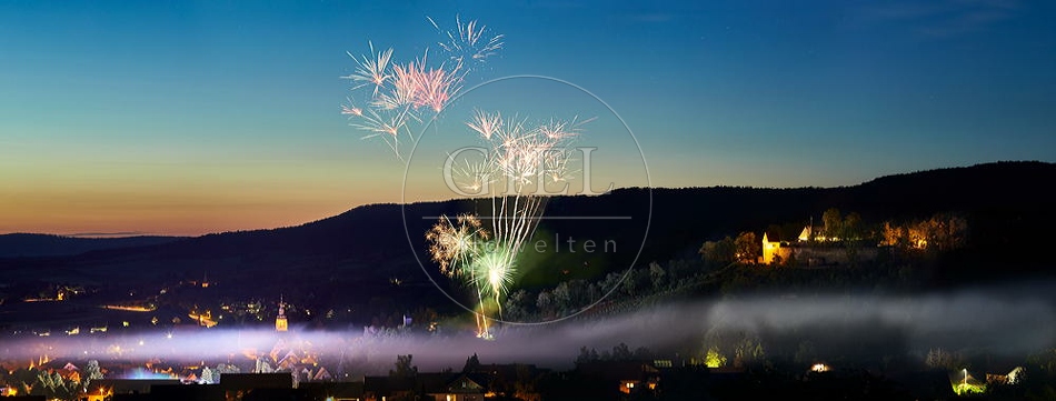 094672 Königsberger Pfingstfest, Feuerwerk
