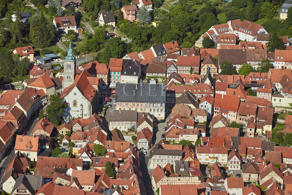 Luftbilder, Königsberg, Haßberge, Kirche, Rathaus 096999.jpg