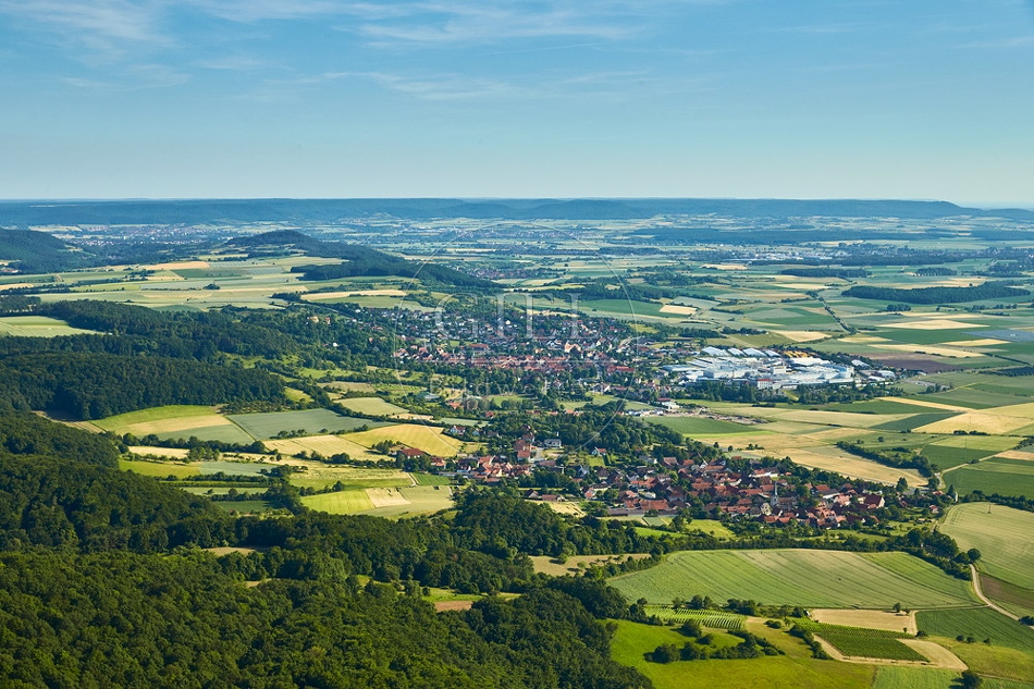 097006 Luftbilder, Königsberg, Haßberge, Unfinden