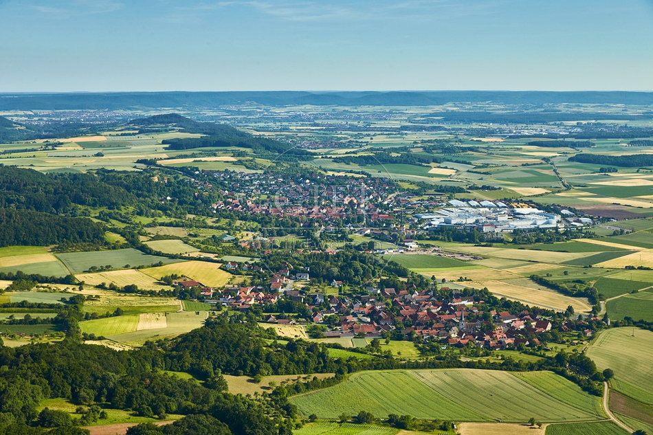 097008 Luftbilder, Königsberg, Haßberge, Unfinden