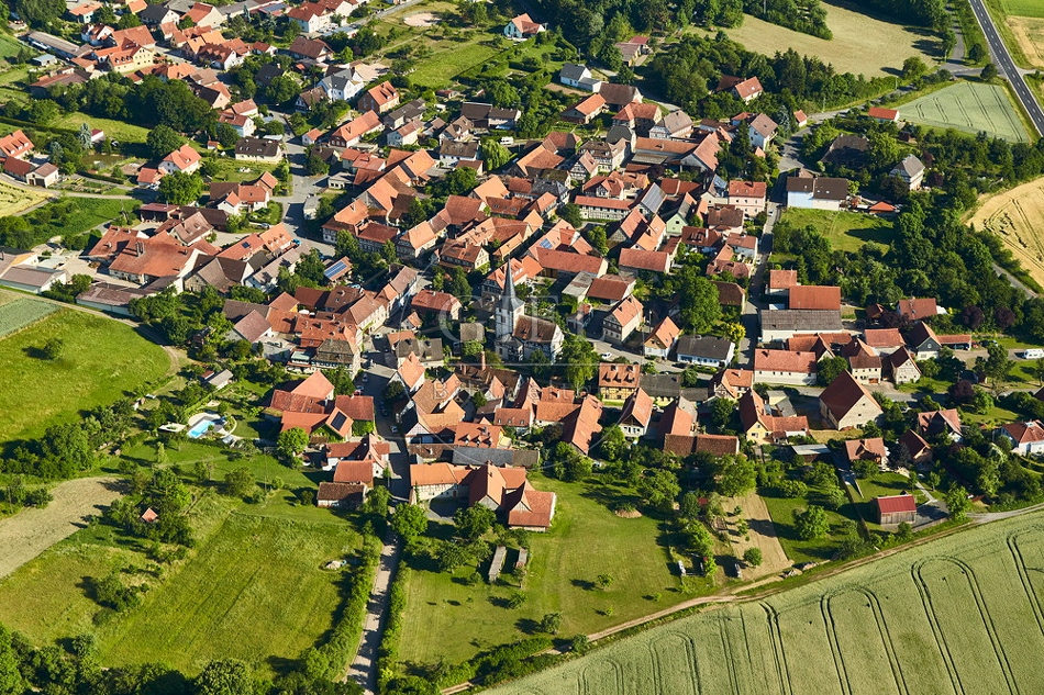 097052 Luftbilder, Unfinden, Hassberge
