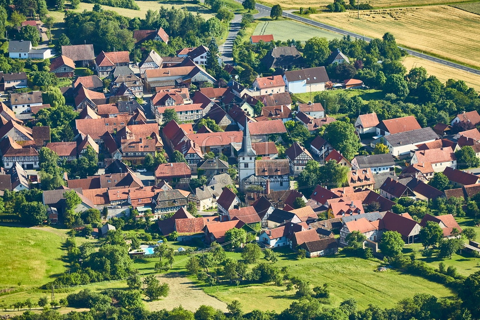 097053 Luftbilder, Unfinden, Hassberge