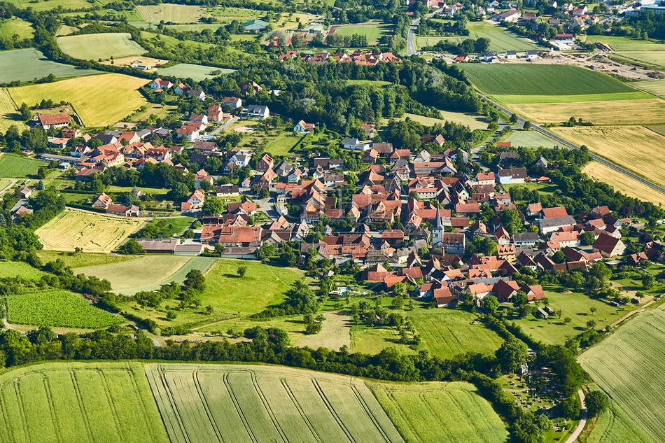 097056 Luftbilder, Unfinden, Hassberge