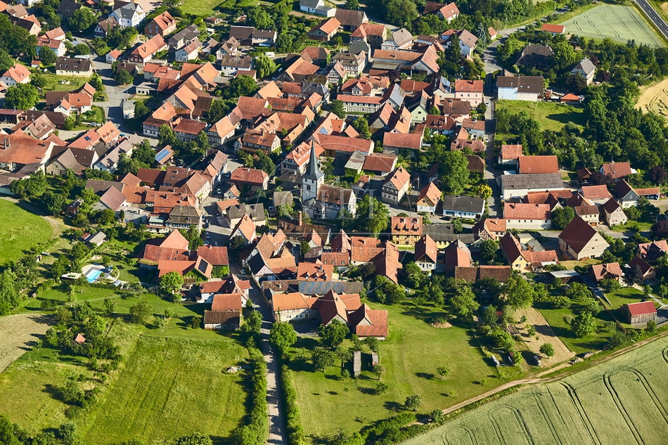 097059 Luftbilder, Unfinden, Hassberge