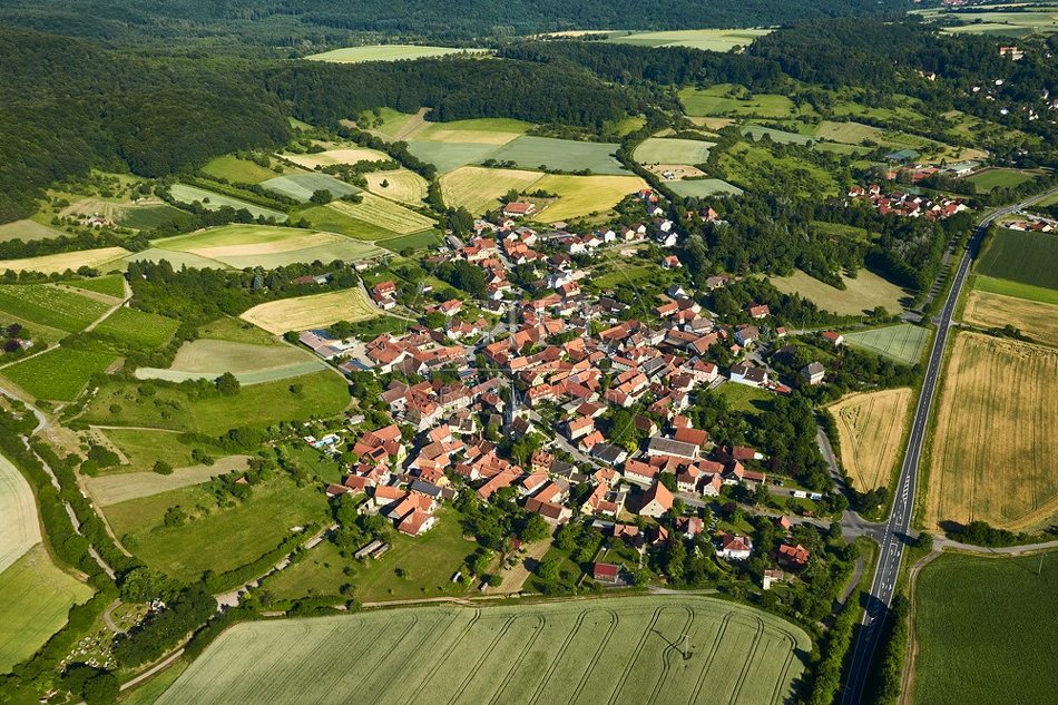 097060 Luftbilder, Unfinden, Hassberge