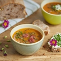 103840 Linsensuppe mit Lammwürstchen