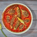 111073 Gefülltes Gemüse mit Hackfleisch