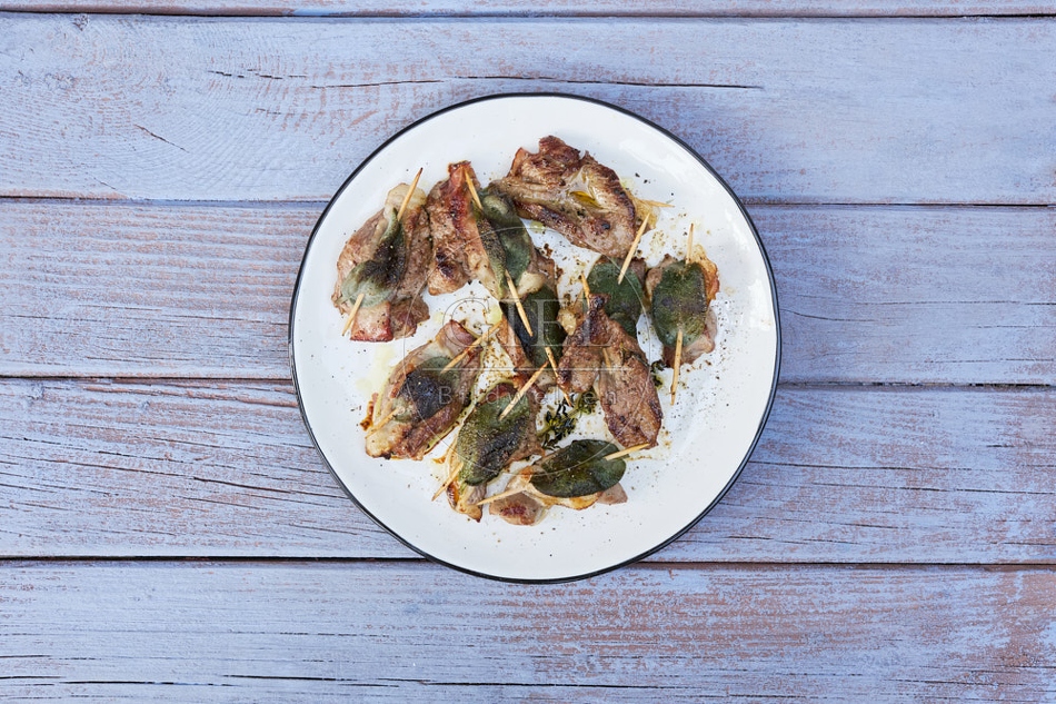 117261 Saltimbocca vom Lamm, Spring in den Mund