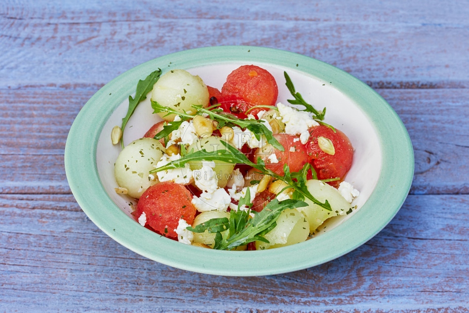 117341 Melonensalat mit Feta